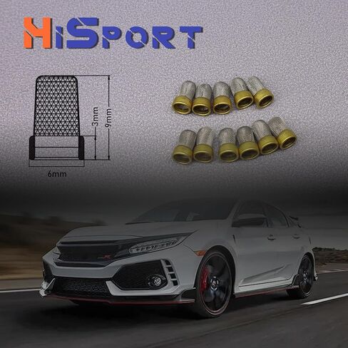 HiSport Fuel Injector Seal Kits Filter Baskets Repair Set CF-165S [10.5mm x 6mm x 3mm] Compatible with Honda[50 Set] in Kuwait