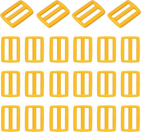 منزلق ثلاثي الانزلاق من uxcell، مشبك منزلق بلاستيكي، إبزيم منزلق قابل للتعديل لحقيبة الظهر in Kuwait