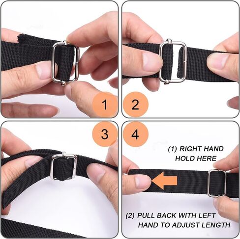 Metal Belt Buckle Hardware Set, 36 Pieces, 3/8 Inch, D-Rings and Slide Buckles, Rectangle Ring in Saudi Arabia