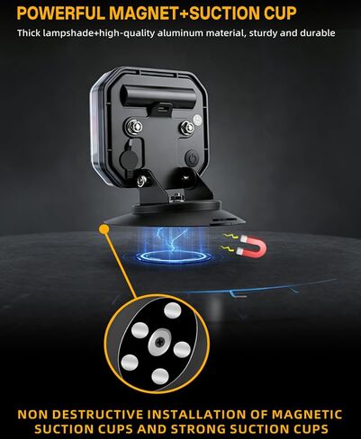 Wireless Trailer Lights, Adjustable Magnetic LED Tow Light with Side Lights, Rechargeable Tow Light Kit with Reverse for Trucks, Boats, RVs, Campers, IP67 Waterproof in Saudi Arabia
