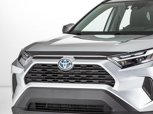 WeatherTech Low-Profile Hood Shield for Toyota Sequoia, Tundra (55055) - Black Acrylic Dark Tint in Kuwait