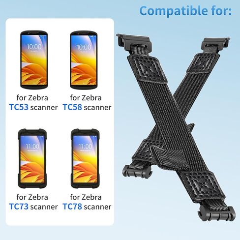 10PCS TC53 Handstrap Replacement SG-NGTC5TC7-HDSTP-03 for Zebra TC53 TC58 TC53e TC58e TC73 TC78 Handheld Mobile Computer Barcode Scanner TC58 Hand Strap TC73 Handle Strap TC78 Handstrap with Loop in Kuwait