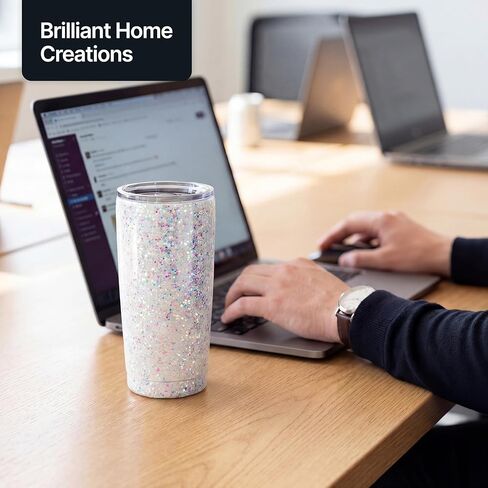 Hemway Craft Glitter 100g / 3.5oz رقائق لامعة للفنون والحرف البهلوانات الراتنج الايبوكسي قصاصات الزجاج المدارس ورقة زينة الهالوين - مكتنزة للغاية (1/8 "0.125" 3 مم) - أم اللؤلؤ قزحي الألوان in Kuwait