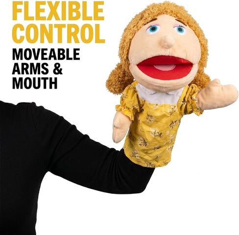 Family Hand Puppets Role-Playing Storytelling Hand Puppet for Kids (Mom) in Saudi Arabia