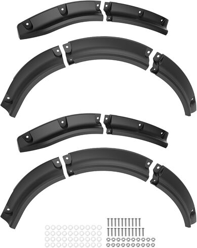 Front & Rear Fender Flares for Yamaha G29 Drive2, Combined Mud Flaps Mud Guard Extension for 2017-2025 Yamaha Drive2 G29 Standard and Unmodified Golf Carts, 4 Sets in Kuwait