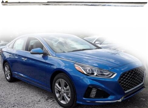 Waltyotur كروم الجبهة اليمنى الحاجز صب الكسوة 87772C1500 87772-C1500 لاستبدال Sonata 2018-2019 جانب الركاب in Kuwait
