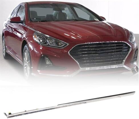 Waltyotur كروم الجبهة اليمنى الحاجز صب الكسوة 87772C1500 87772-C1500 لاستبدال Sonata 2018-2019 جانب الركاب in Kuwait