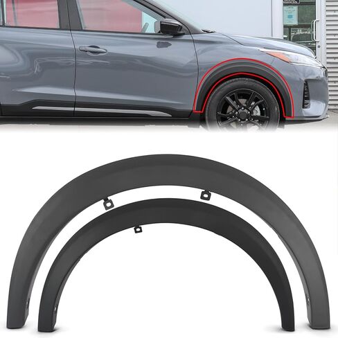 Front Right Fender Flare Trim Molding Fit For 2018-2020 Nissan Kicks Passenger Side 638105RB0A, NI1291104 in Kuwait