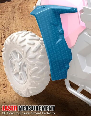 XXL مشاعل الحاجز الأمامي لـ Polaris RZR XP 1000، واقيات الطين الأمامية الممتدة على نطاق أوسع لـ Polaris RZR XP 1000 / Turbo/S 1000 / RZR Trail / 900/900 S 2014-2023، استبدال #2881985، زوج واحد in Kuwait