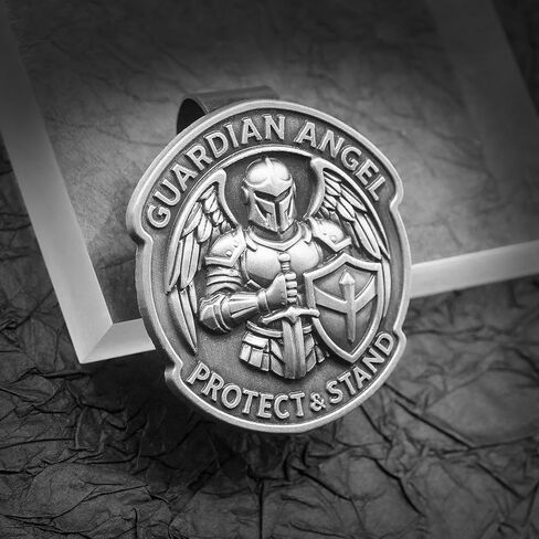 Guardian Angel Visor Clips for Cars, Armored Guardian Angel Visor Clip Car Accessories Colorful 3D Safety Gift for New Driver Family Friend in Saudi Arabia