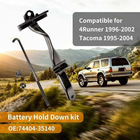 مجموعة تثبيت البطارية 74404-35140 مع مسامير J متوافقة مع 1996-2002 Toyota 4Runner و1995-2004 Toyota Tacoma، مجموعة دعامات تثبيت البطارية in Kuwait