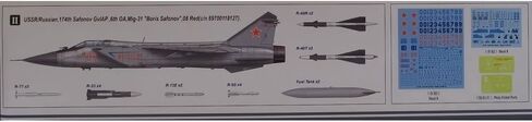 مجموعة نماذج هوبي بوس الروسية MiG-31 Foxhound (مقياس 1/48) in Kuwait