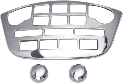 Motorcycle Radio Accent Panel and Knob Sets Chrome Compatible with Honda Goldwing GL1800 2001-2010 Goldwing 1800 GL 1800 Gold Wing Accessories Silver in Saudi Arabia