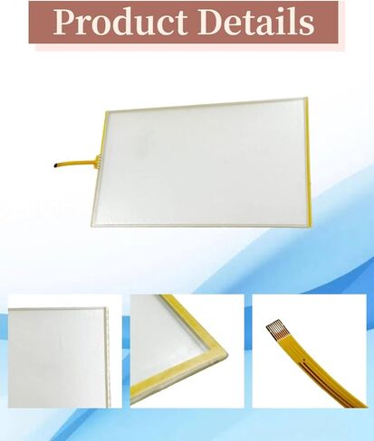 Touch Screen Glass Digitizer Panel Fit for Toyota Highlander 2014-2019 Navigation Radio System Auto Car Stereo Receiver LCD Display Glass Panel Fix Repair 8 Inch LA080WV2 in Saudi Arabia