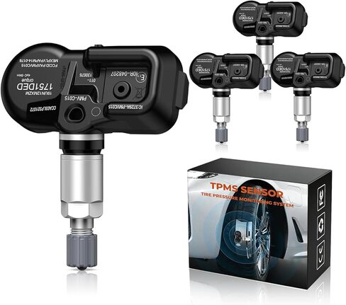 مستشعر TPMS 315 ميجا هرتز 4 حزم، مستشعر نظام مراقبة ضغط الإطارات المبرمج مسبقًا مناسب لسيارة Toyota Sequoia 2006-2017 لـ Sienna 2006-2020 لـ Tundra 2006-2017، استبدل 426070C070، 4260708010 in Kuwait