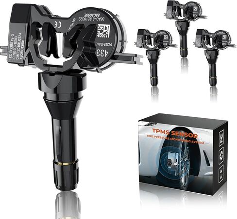 مستشعر TPMS 315 ميجا هرتز 4 حزم، مستشعر نظام مراقبة ضغط الإطارات المبرمج مسبقًا مناسب لسيارة Toyota Sequoia 2006-2017 لـ Sienna 2006-2020 لـ Tundra 2006-2017، استبدل 426070C070، 4260708010 in Kuwait