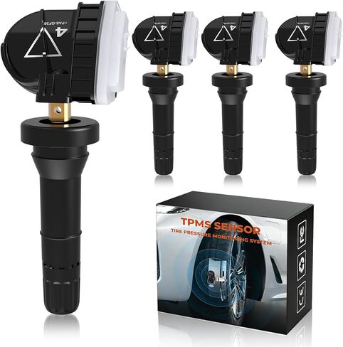 مستشعر TPMS 315 ميجا هرتز 4 حزم، مستشعر نظام مراقبة ضغط الإطارات المبرمج مسبقًا مناسب لسيارة Toyota Sequoia 2006-2017 لـ Sienna 2006-2020 لـ Tundra 2006-2017، استبدل 426070C070، 4260708010 in Kuwait