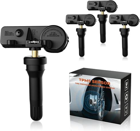 مستشعر TPMS 315 ميجا هرتز 4 حزم، مستشعر نظام مراقبة ضغط الإطارات المبرمج مسبقًا مناسب لسيارة Toyota Sequoia 2006-2017 لـ Sienna 2006-2020 لـ Tundra 2006-2017، استبدل 426070C070، 4260708010 in Kuwait