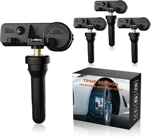 مستشعر TPMS 315 ميجا هرتز 4 حزم، مستشعر نظام مراقبة ضغط الإطارات المبرمج مسبقًا مناسب لسيارة Toyota Sequoia 2006-2017 لـ Sienna 2006-2020 لـ Tundra 2006-2017، استبدل 426070C070، 4260708010 in Kuwait