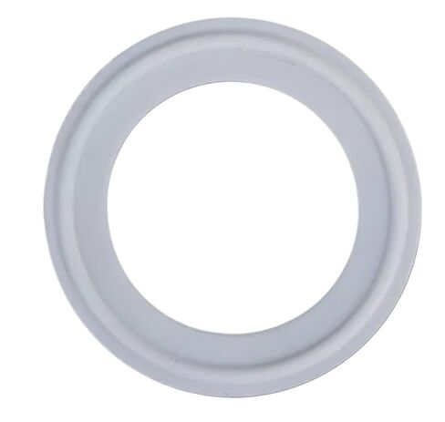 1/2" 3/4" 1" 1.5" 2" 2.5" 3" 3.5" 4" - 10" Tri Clamp Sanitary PTFE EPDM FKM Silicone Seal Gasket Strip Homebrew Diopter Ferrule(VMQ Clear,63x77.5mm 5pcs) in Saudi Arabia
