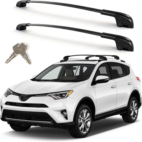 Roof Rack Cross Bars Compatible with Honda CRV 2017-2022 (with Raised Side Rails), Heavy Duty 300 LBS Lockable Aluminum Crossbars, Anti-Theft Rooftop Cargo Carrier for Bike, Kayak, Ski, Cargo Box in Saudi Arabia