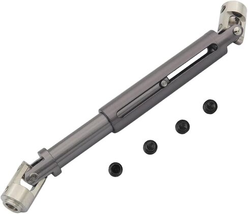 103-150mm CVD Aluminium Drive Shaft Joint Compatible with Axial SCX10 AX10 Tamiya CC01 D90 RC4WD TF2 1/10 RC Rock Crawler(Titanium) in Saudi Arabia