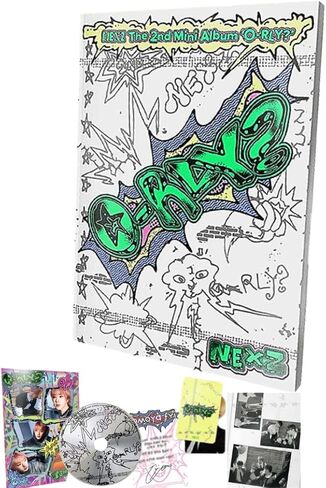 NEXZ ORLY? 2nd Mini Album [O Ver.] Photobook + CD + Photocard + Cartoon Poster + Dot Paper + Sticker in Kuwait