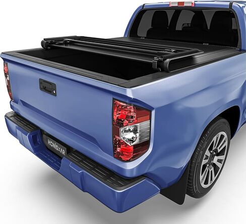 Soft Tri-fold Truck Bed Tonneau Cover Fit for Toyota Tundra 2022 2023 2024 2025 2026 with Deck Rail System, 5.5 Ft Bed (Excl. Trail) in Saudi Arabia