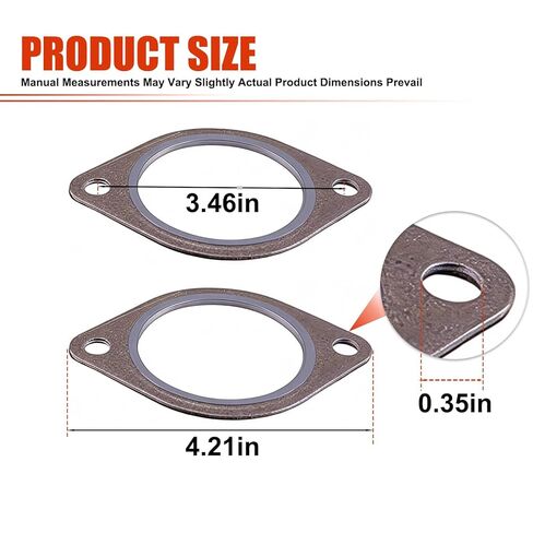18307553603 Car Exhaust Pipe Flange Gasket Seal Fit for BMW N54 Engine Replace 18307589343 in Saudi Arabia