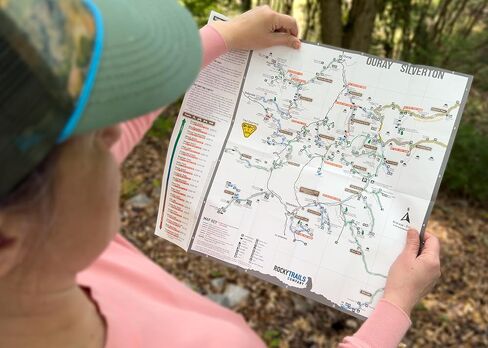 Rocky Trails Company Lake City, Ouray, Silverton, Colorado OHV Trail Map in Saudi Arabia