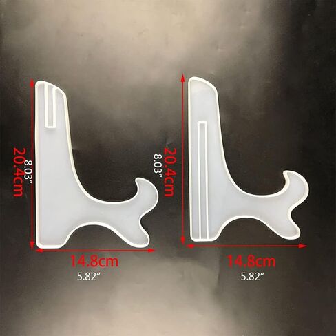 قطعتان من قوالب الراتنج لحامل العرض، قالب سيليكون حامل لوحة كبير مقاس 8 × 5.82 بوصة لصب الإيبوكسي، قوالب راتنجات الإيبوكسي لإطار الصورة لعرض الصور، حامل عرض الأعمال الفنية، طلاء الراتنج in Kuwait