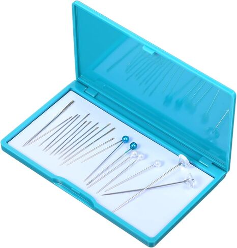 KFHENSOMR Magnetic Needle Storage Case - Slim Line PVC Sewing Needle Case & Small Metal Objects Organizer, Portable Rectangle Magnetic Box for Pins & Needles (Dark Green) in Kuwait