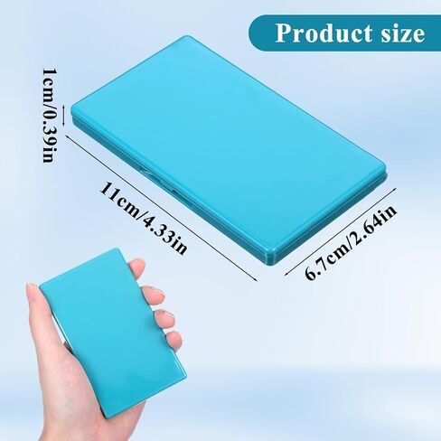 KFHENSOMR Magnetic Needle Storage Case - Slim Line PVC Sewing Needle Case & Small Metal Objects Organizer, Portable Rectangle Magnetic Box for Pins & Needles (Dark Green) in Kuwait