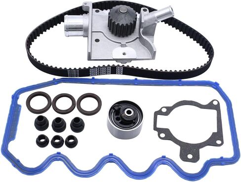 1 Set SHLPDFM Timing Belt Kit & Water Pump Set 2M5Z-6268-AA F7CZ-8501-AB Fits for 1997-2002 Ford Escort Mercury Tracer 2.0L SOHC in Kuwait