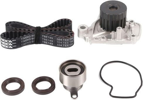 MPLUS Timing Belt Kit & Water pump Fits for Honda, 96-97 Civic del Sol 1.6L 1590CC 97Cu. In. l4 GAS SOHC Naturally Aspirated, 96-00 Civic 1.6L 1590CC 97Cu. In. l4 GAS SOHC Naturally Aspirated in Kuwait