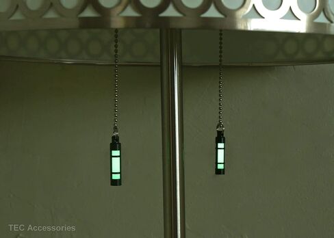 TEC Accessories - Embrite Glow Fob - Anodized Aluminum - Green Embrite Glow Pellet - Key Fob - Glow Sticks - Gifts for Men in Kuwait