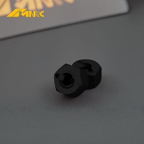 6061 الشب 4 قطعة محور عجلات سداسي لـ 1/16 Mini Maxx Minimaxx 4WD RTR RC سيارة ترقيات جزء أسود in Kuwait