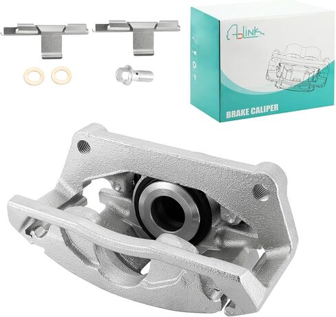 AULINK 18B4836 مجموعة فرجار الفرامل الخلفية اليمنى مع دعامة لكرايسلر أسبن 2007-2009، دودج دورانجو 2004-2009، دودج رام 1500 2002-2010، رام 1500 2011-2018 3.7L 4.7L 5.7L جانب الركاب in Kuwait