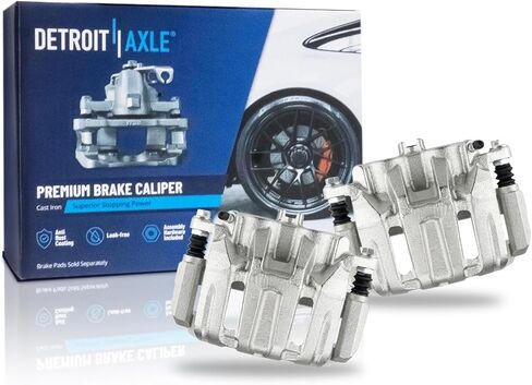محور ديترويت - فرجار الفرامل الأمامية لسيارة Honda CR-V 2005-2010 Odyssey 2007-2012 Acura RDX، 2012-2015 Honda Crosstour، 2010-2011 Accord Crosstour، فرجار الفرامل مع استبدال الأقواس in Kuwait