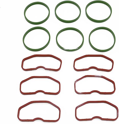 Upper and Lower Intake Manifold Gasket Set Compatible with Audi A4 A5 A6 A7 A8 Quattro Q5 Q7 R8 RS5 S4 S5 SQ5 Fit for Volkswagen Touareg 3.0T 2009-2023 Replace 079129717D 079129717B MS97524 in Kuwait