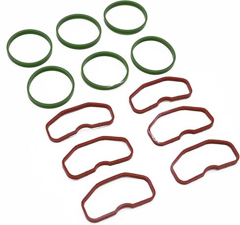 Upper and Lower Intake Manifold Gasket Set Compatible with Audi A4 A5 A6 A7 A8 Quattro Q5 Q7 R8 RS5 S4 S5 SQ5 Fit for Volkswagen Touareg 3.0T 2009-2023 Replace 079129717D 079129717B MS97524 in Kuwait