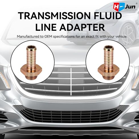 موصل أنبوب زيت مبرد Tansmission يناسب F-150 2010-2014 (خيط M18×1.5)، موصلات خط تبريد الزيت العابر in Kuwait
