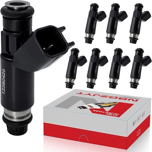 6Pcs Fuel Injectors Compatible with Buick Enclave Lacrosse Chevrolet Camaro Traverse GMC Acadia Cadillac CTS STS Saturn Outlook, 3.6L V6 Replace# FJ994 12669384 12611545 12632255 |6 Holes| in Saudi Arabia