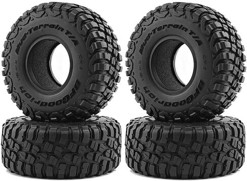 4Pcs 1.55inch 95mm Wheel Tires tyre for 1/10 Traxxas Axial Redcat RC4WD Tamiya Rc Crawler Car Part in Saudi Arabia