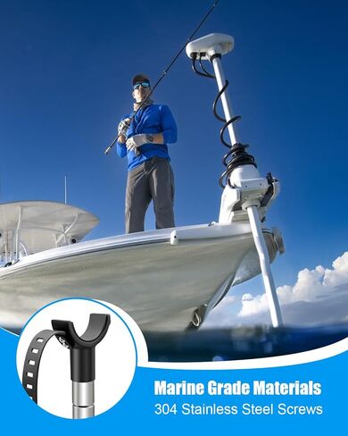 حامل تثبيت محرك التصيد مناسب لـ Minn kota Terrova Riptide Terrova Ulterra Riptide Ulterra PowerDrive 1991-2023، عمود محرك التصيد قابل للتعديل in Kuwait