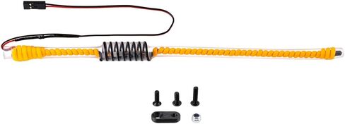 مصابيح سوط LED MOHERO RC لجميع شاحنات الطرق الوعرة RC من Axial Traxxas Arrma WL HBX Tamiya Losi HPI، إلخ (برتقالي، 20 سم/ 7.8 بوصات) in Kuwait