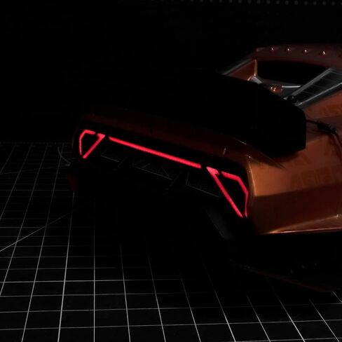 RCLIONS LED Taillight Rear Lamp Red LED Lights Kit for Arrma Felony 6S 1/7 RC Model Car Monster Truck Upgrades Parts in Kuwait