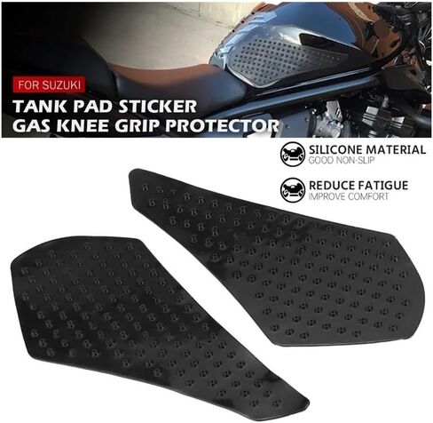 ملصقات خزان للدراجات النارية من أجل SU&ZUKI GSF 1250 1200 650 Bandit GSX1250FA GSX 1250 FA، ملصقات حماية جانبية للركبة، أسود in Kuwait
