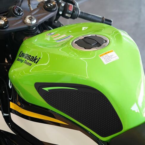 for Ninja ZX-6R(2024')8BL-ZX636JFuel Tank Traction Pad Side Gas Knee Grip Protective Sticker Protector (for Kawasaki Vehicle) Ninja ZX-6R ZX6R (Green) in Saudi Arabia