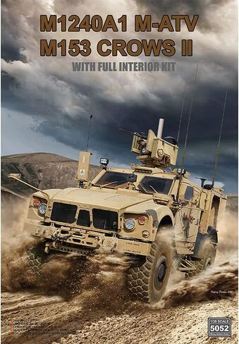 نموذج حقل الجاودار RFM5052 M1240A1 M-ATV (M153 Crows II) مع تصميم داخلي كامل 1:35 in Kuwait